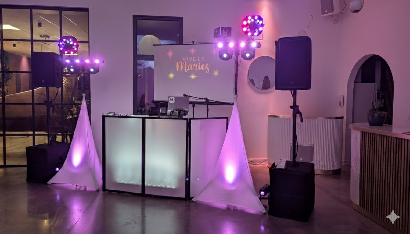 DJ mariage Troyes Aube - Animation complète avec son et lumière pour votre plus beau jour